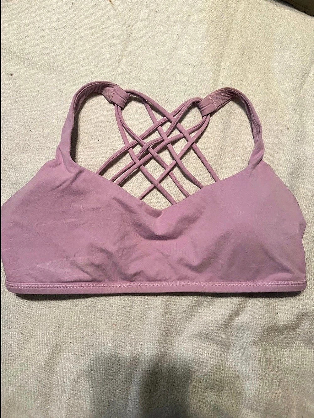 Lululemon Free to Be Wild Bra Sports Bra in Pink